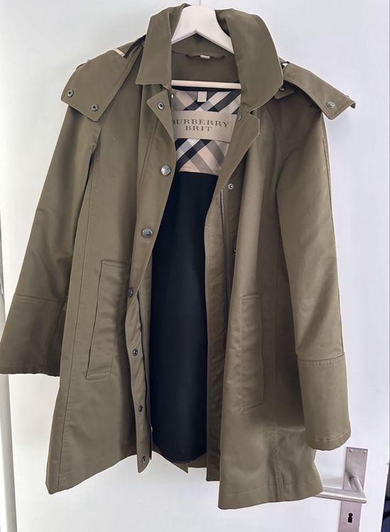Burberry Brit Damen Trenchcoat, Khaki, M, Top Zustand