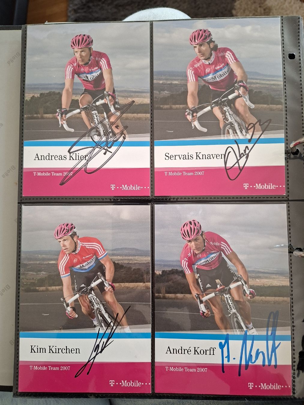 Autografi: 19x Autogrammkarte TdF Team Telekom – Usato da Thun venduto da wuschu 2