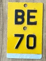 BE 70 - TÖFFLINUMMER - MOFASCHILD - PLAQUE DE MOFA - BE 70