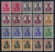 LUXUS Deutsches Reich 1902/18 top Werte postrisch
