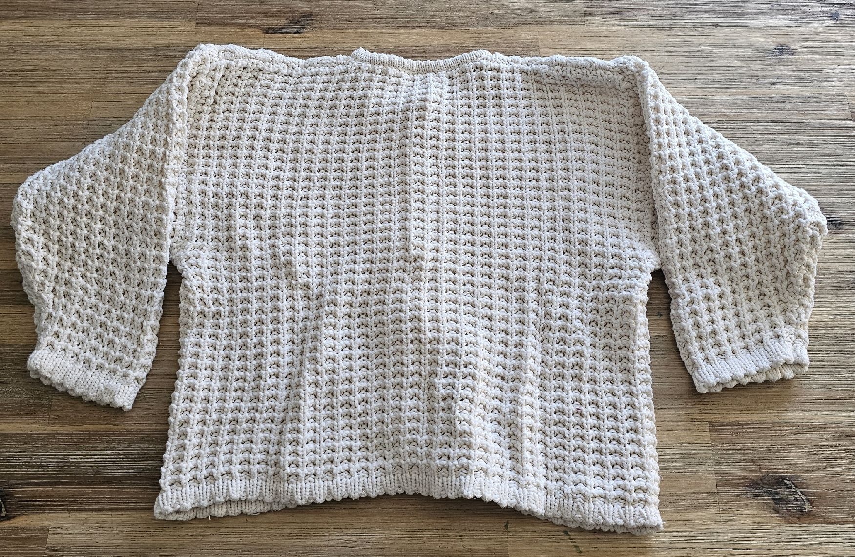 H&M Jacken & Mäntel: Warme Strickjacke weiss Grösse 104 H&M – Gebraucht aus Basel von Sinibini86 1
