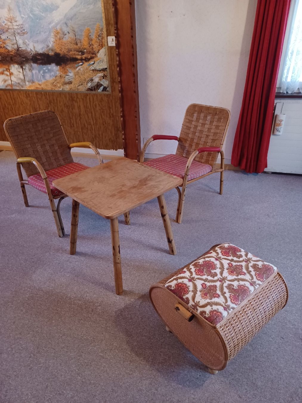 Set di tavolo e panche: ensemble de salon vintage – Usato da Soyhières venduto da 5jm_5czl 8