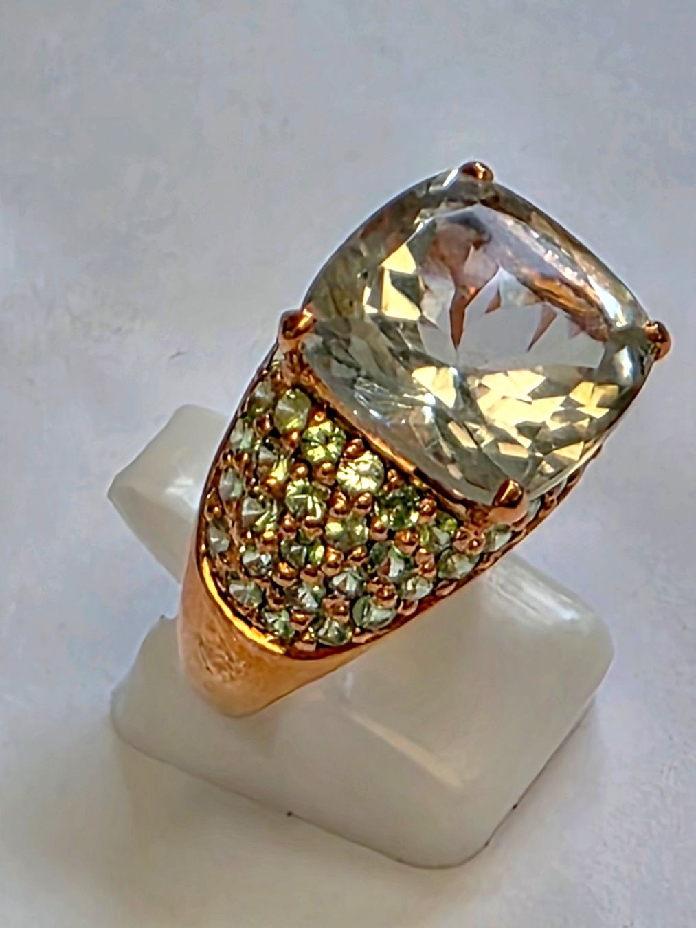 Bagues: Prasiolith Fingerring – Neuf (Voir description) à Zürich par Benedikt21 3