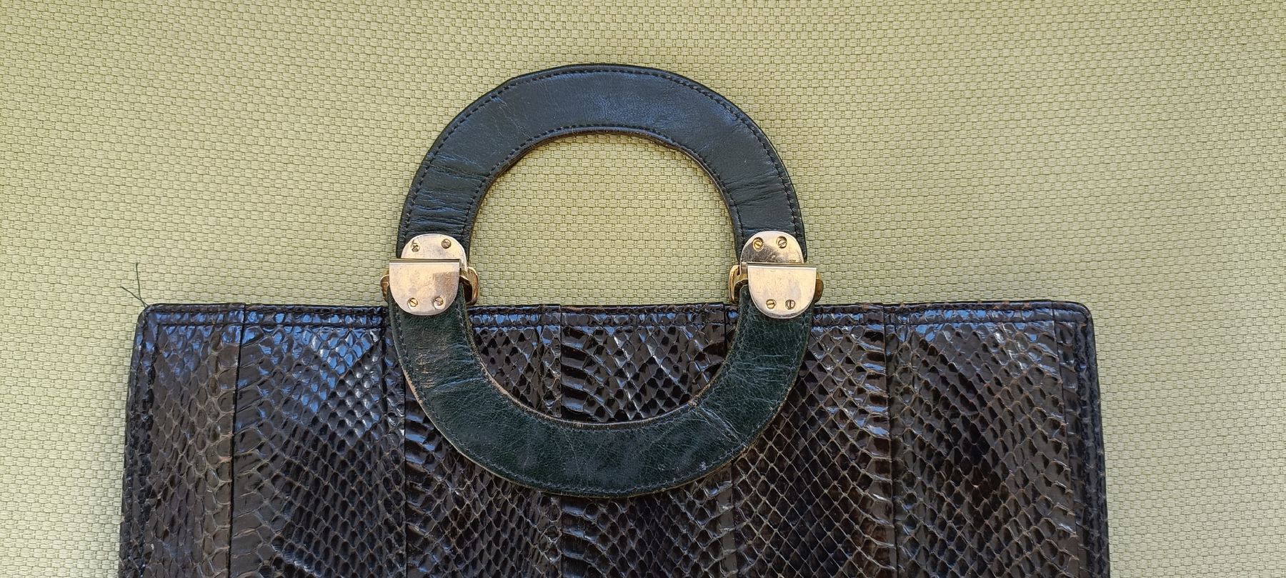 Borse da donna: Krokodiltasche aus echtem Leder pochette – Usato da Porza venduto da tbch 1