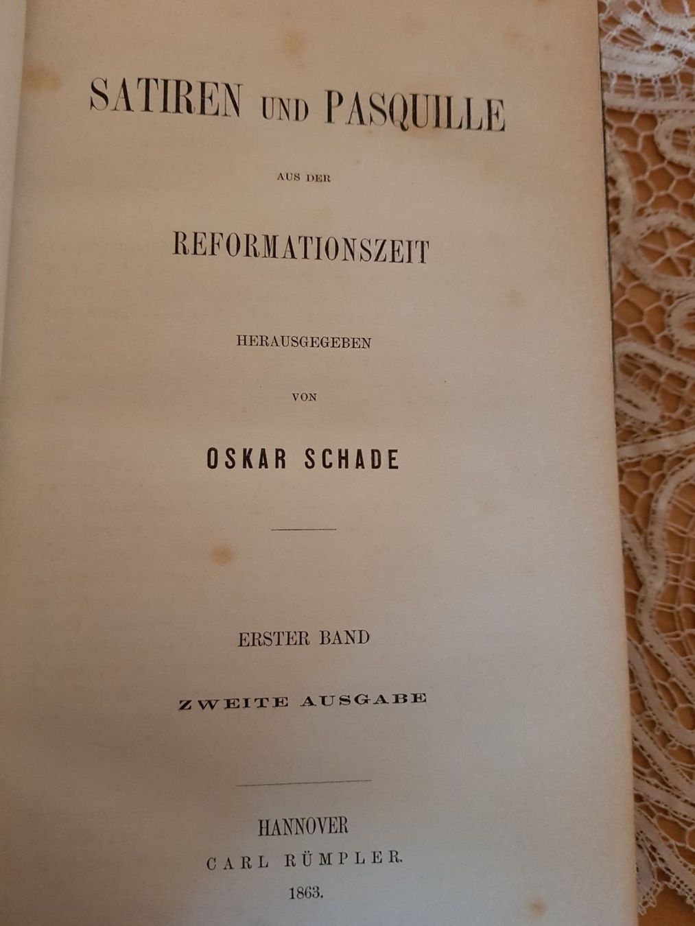 Libri: SATIREN UND PASQUILLE aus der Reformatio – Usato da zürich venduto da gabab 2