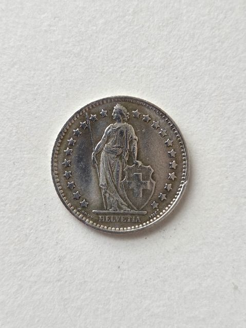 Toutes les monnaies: 1 Fr. Silber Schweiz 1956 Schweizer Münze – D'occasion à Schenkon par Blech 1