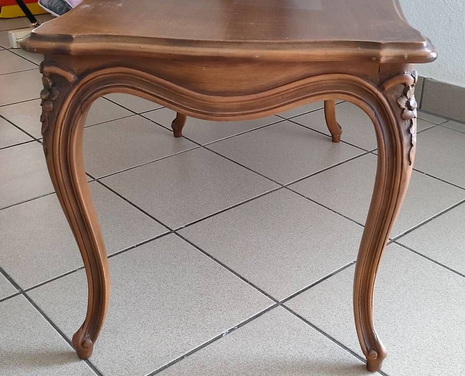 Tavoli: Table vintage basse en bois – Usato da Montbrelloz venduto da laz_2nsl 2