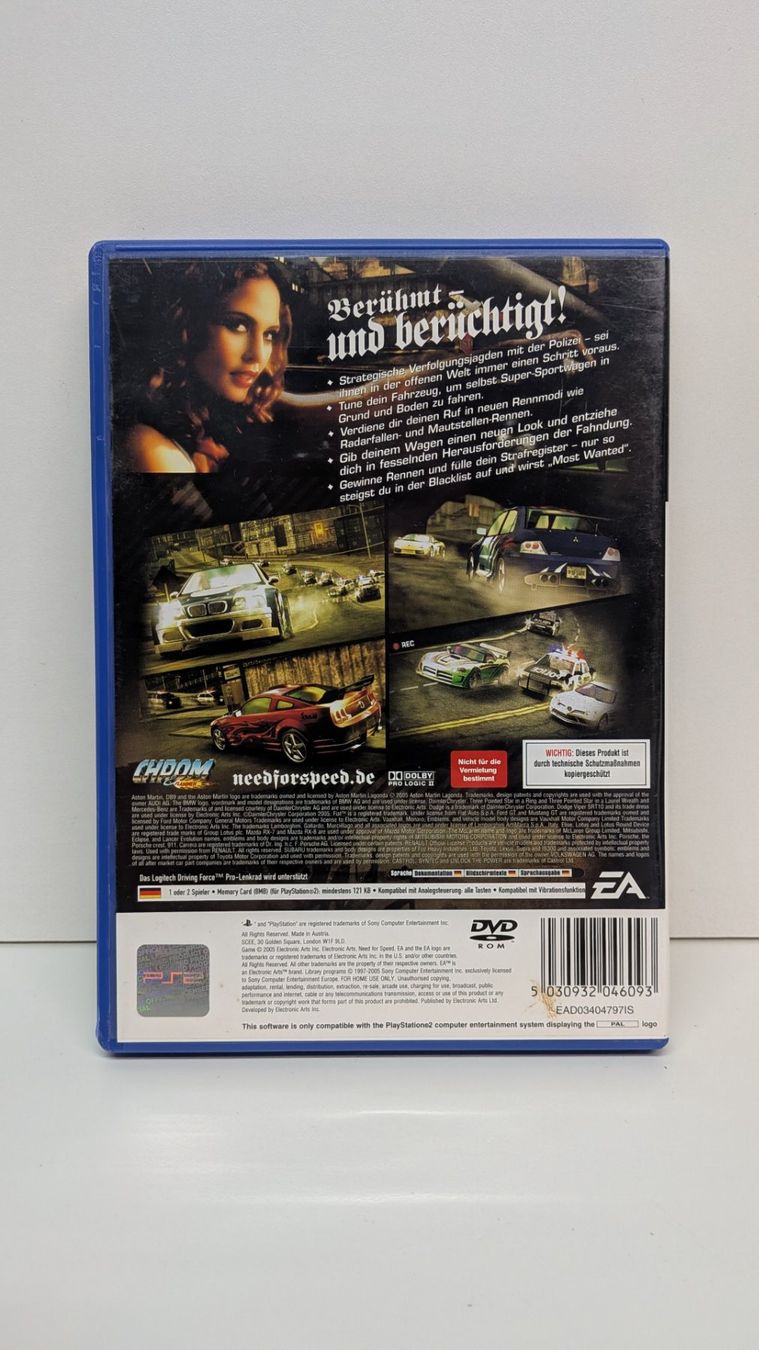Jeux: Need for Speed: Most Wanted - PlayStation 2 – D'occasion à Menziken par mame18 2