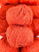 Strickwolle 10 Knäuel 500g Korall Farbe