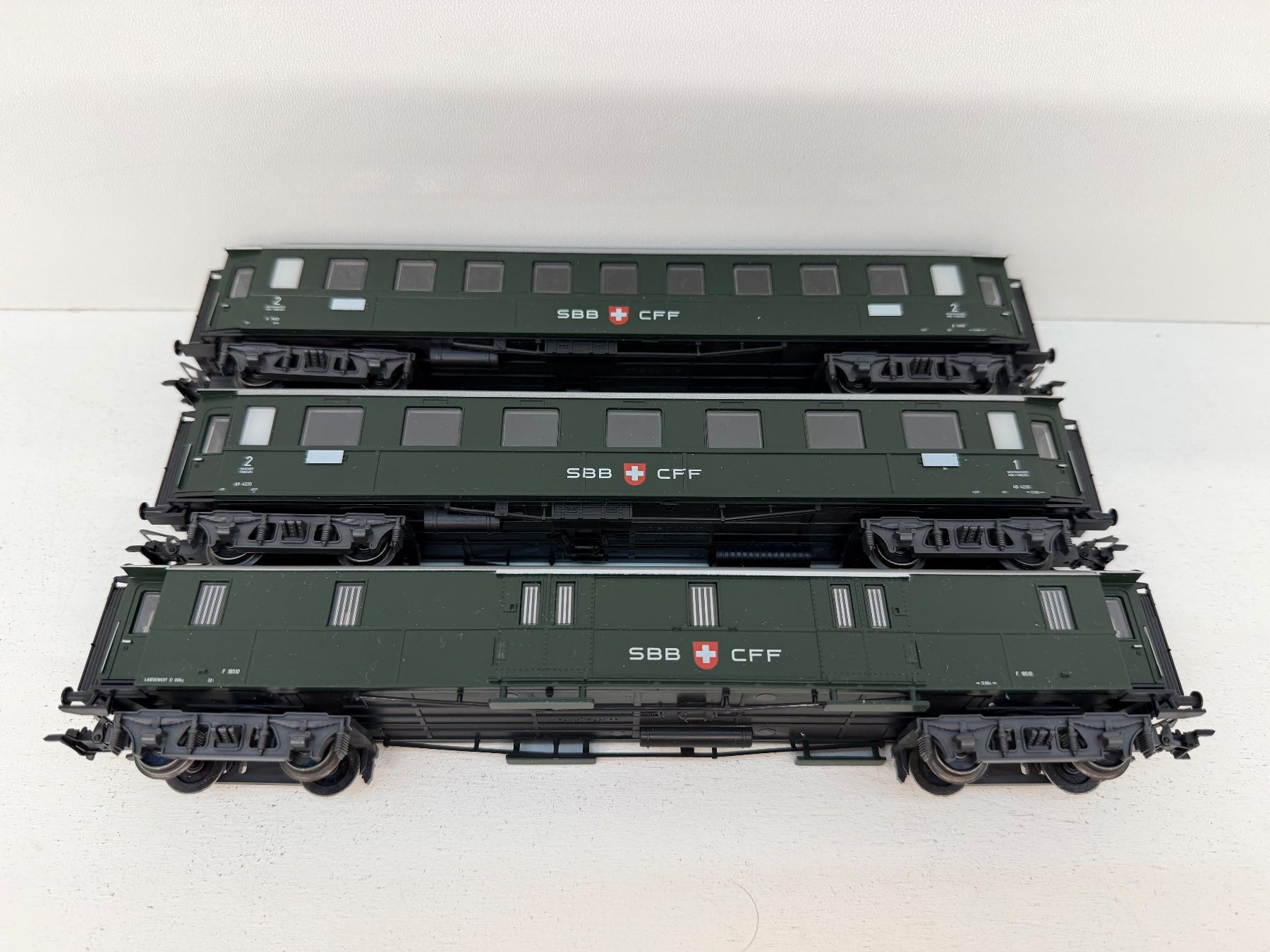 Märklin Trains électriques: Märklin 42383 Oldtimer Wagen-Set der SBB – D'occasion à Büsserach par ModellbahnDepot 3