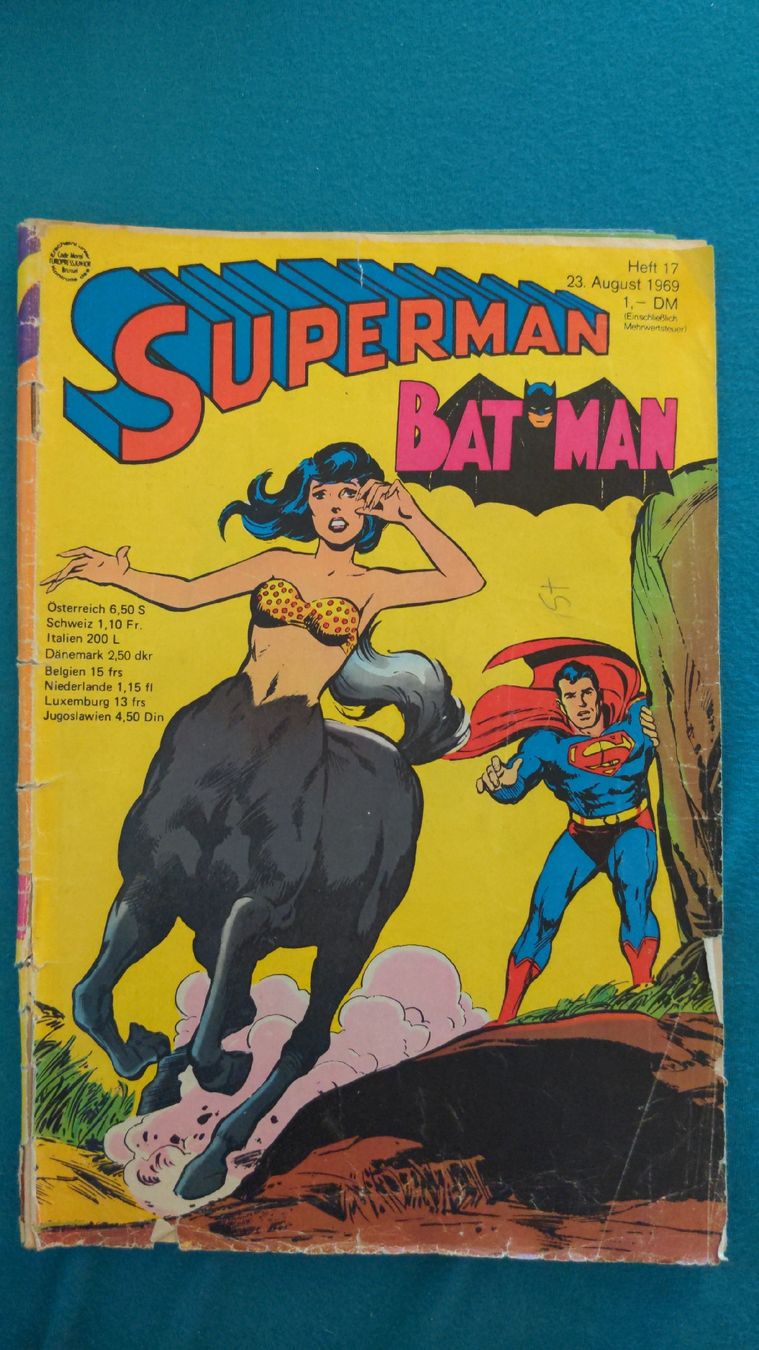 Fumetti: Superman Batman Comic Heft Nr. 17 von 1969 ehapa – Usato da Niederscherli venduto da Mon_Art