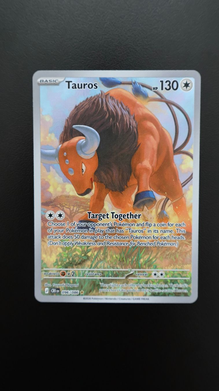 Pokémon Carte collezionabili: Pokémon Tauros #96 Mint Condition – Nuovo e nell'imballaggio originale da Obfelden venduto da vivialexandra