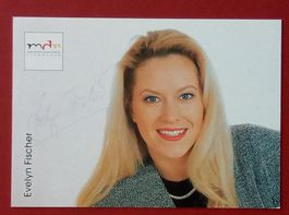 Evelyn Fischer Autogramm signiert Fotopostkarte 10x15cm