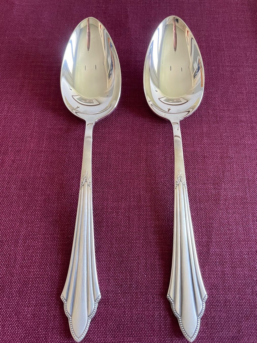 WMF Löffel: 2 Esslöffel Menu Löffel WMF Fächer 90 Patent versilbert – Neu (gemäss Beschreibung) aus Bern von juline