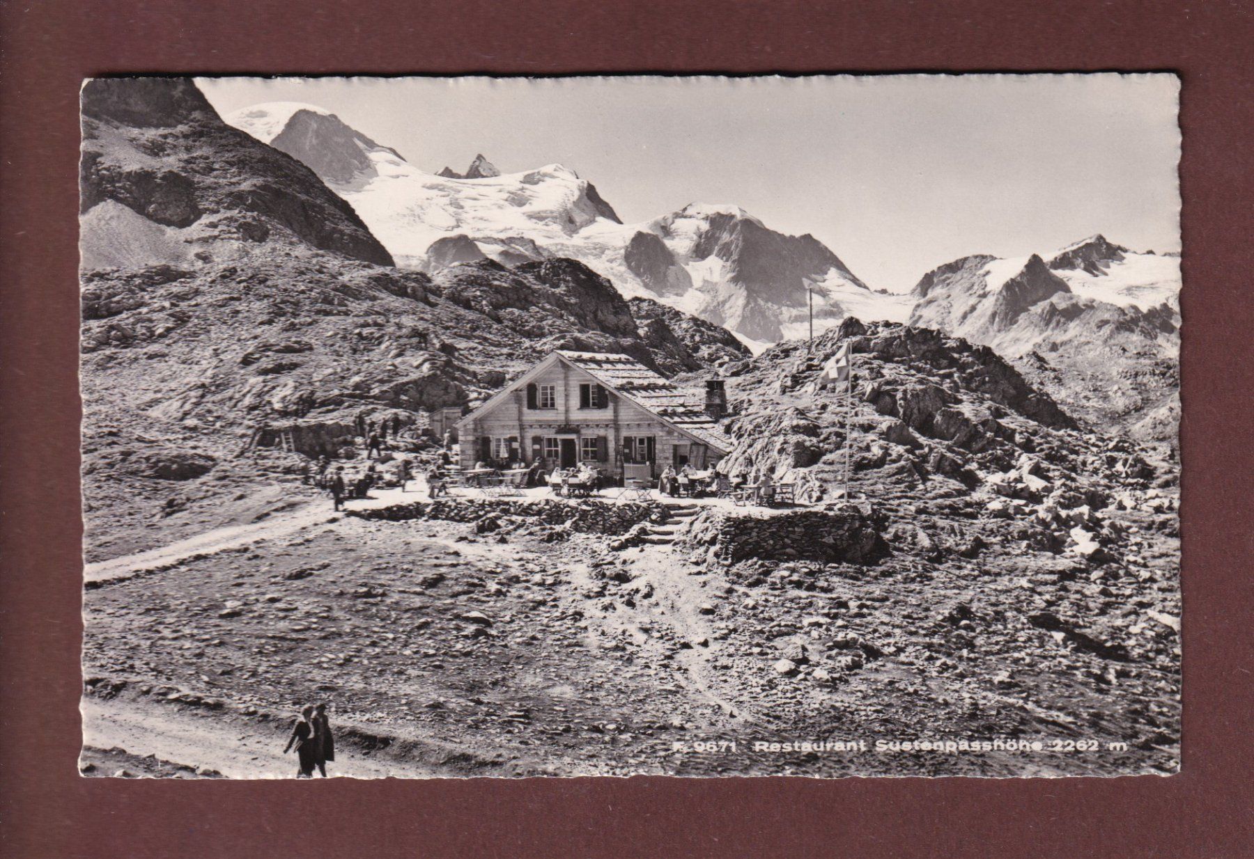 Cartoline postali: Restaurant SUSTENPASSHÖHE - 1938 – Usato da Pully venduto da nicecards-shop
