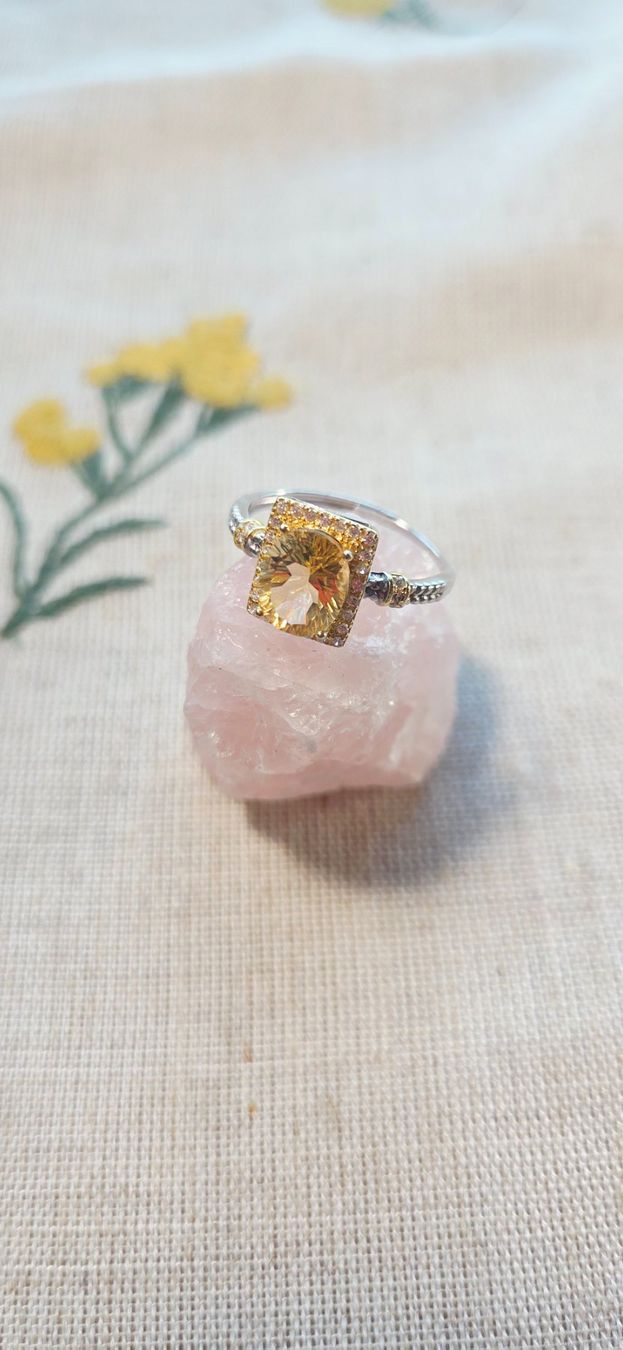 Anelli: NEW - S925 Citrine Ring (Adjustable) – Nuovo (secondo la descrizione) da Zürich venduto da cin_wcf6 3