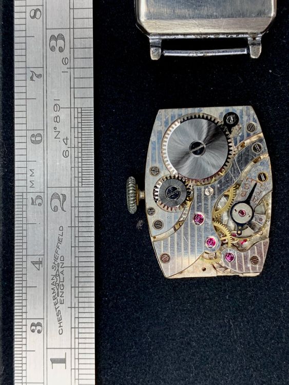 Montre Militaire Rectangulaire WW2 Année 1940 - Suissesse Mécanique Art Déco - Occasion Rare