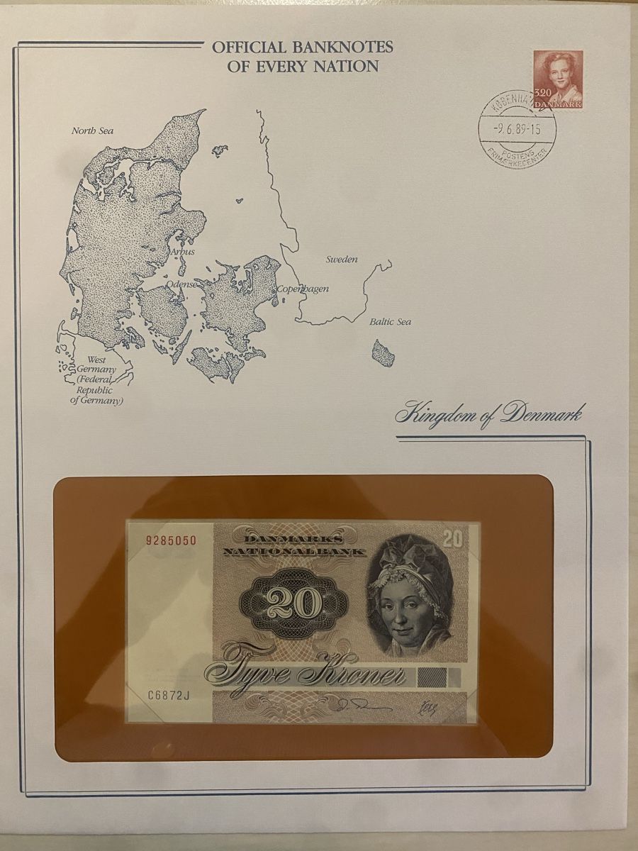 Billets de banque: Banknotenbrief Dänemark – Neuf (Voir description) à Muralto par Alex1912