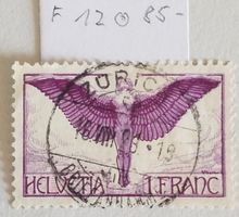 ST226) F12, Flugpostmarke Vollstempel Kt. 85.-++