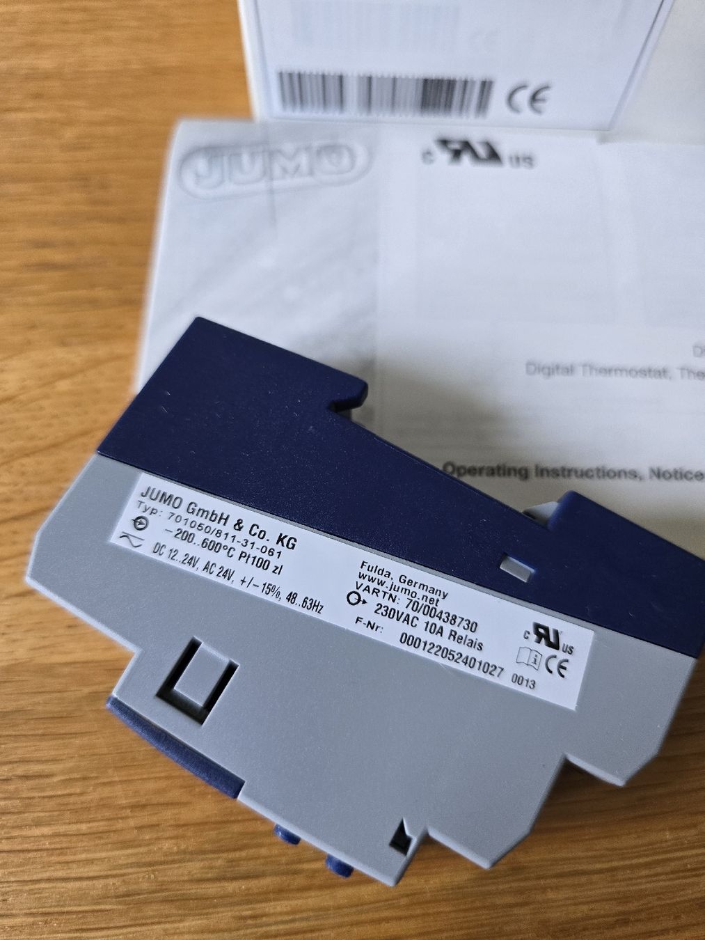 Messen: JUMO eTRON T Digitaler Temperaturregler – Neu und originalverpackt aus Uster von DuVaekkedeMig 4