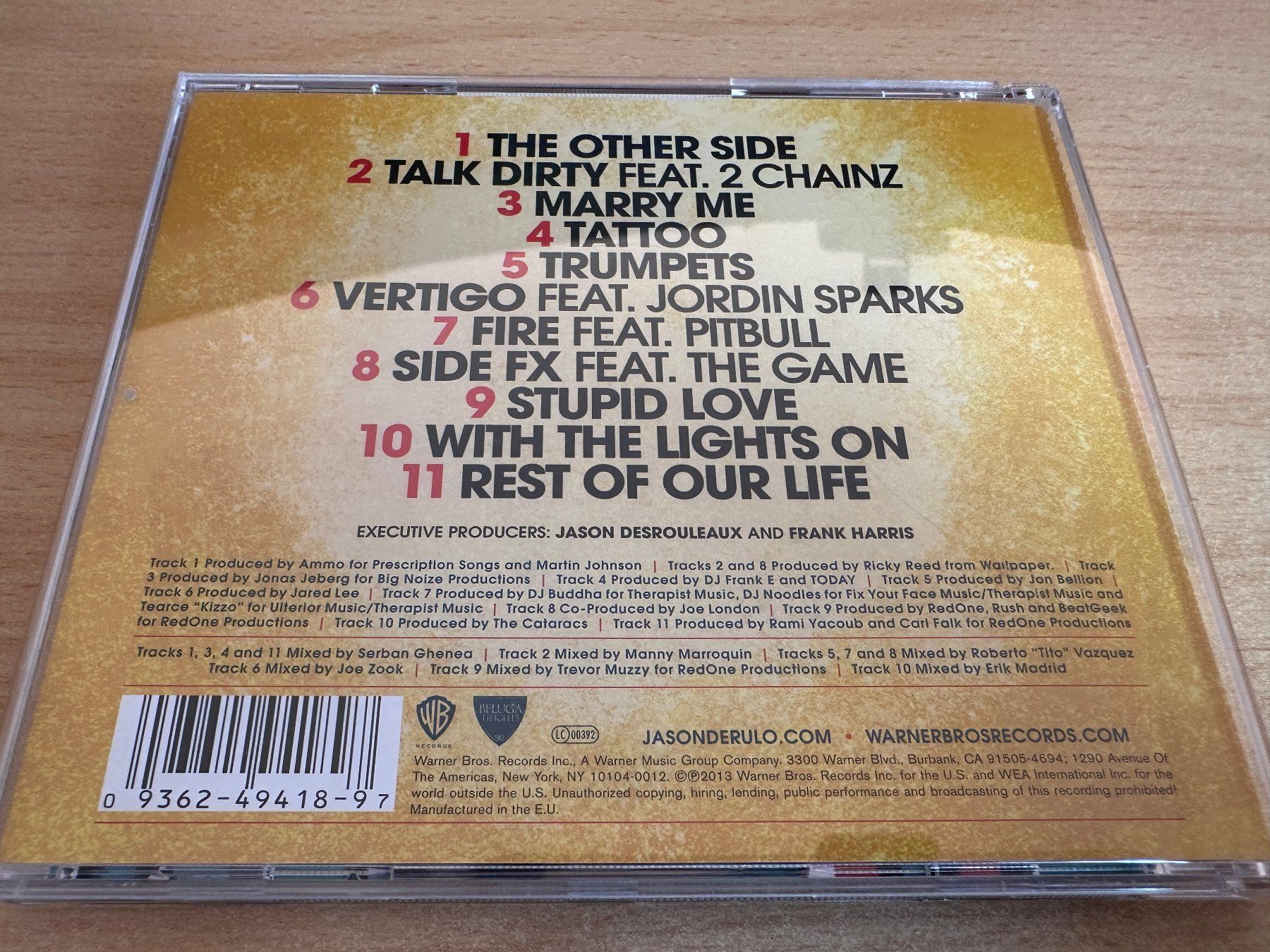 CD: P4 Jason Derulo – Tattoos – Usato da Rikon im Tösstal venduto da Alpenmutz 1
