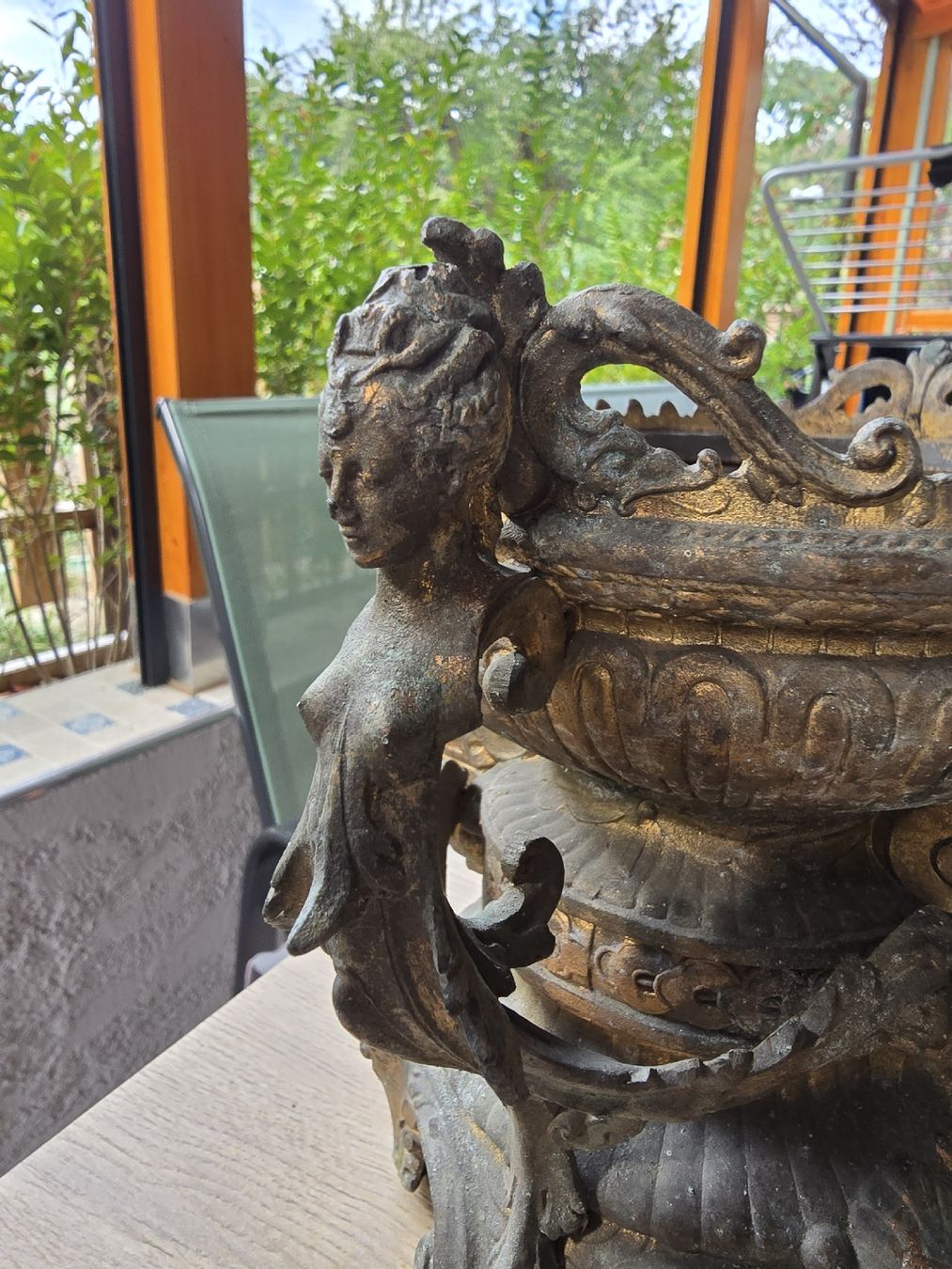Sculture & Statue: Prunkschale Messingguss antik mit Putten gebraucht defekt – Usato da Bettingen venduto da Muombe 1