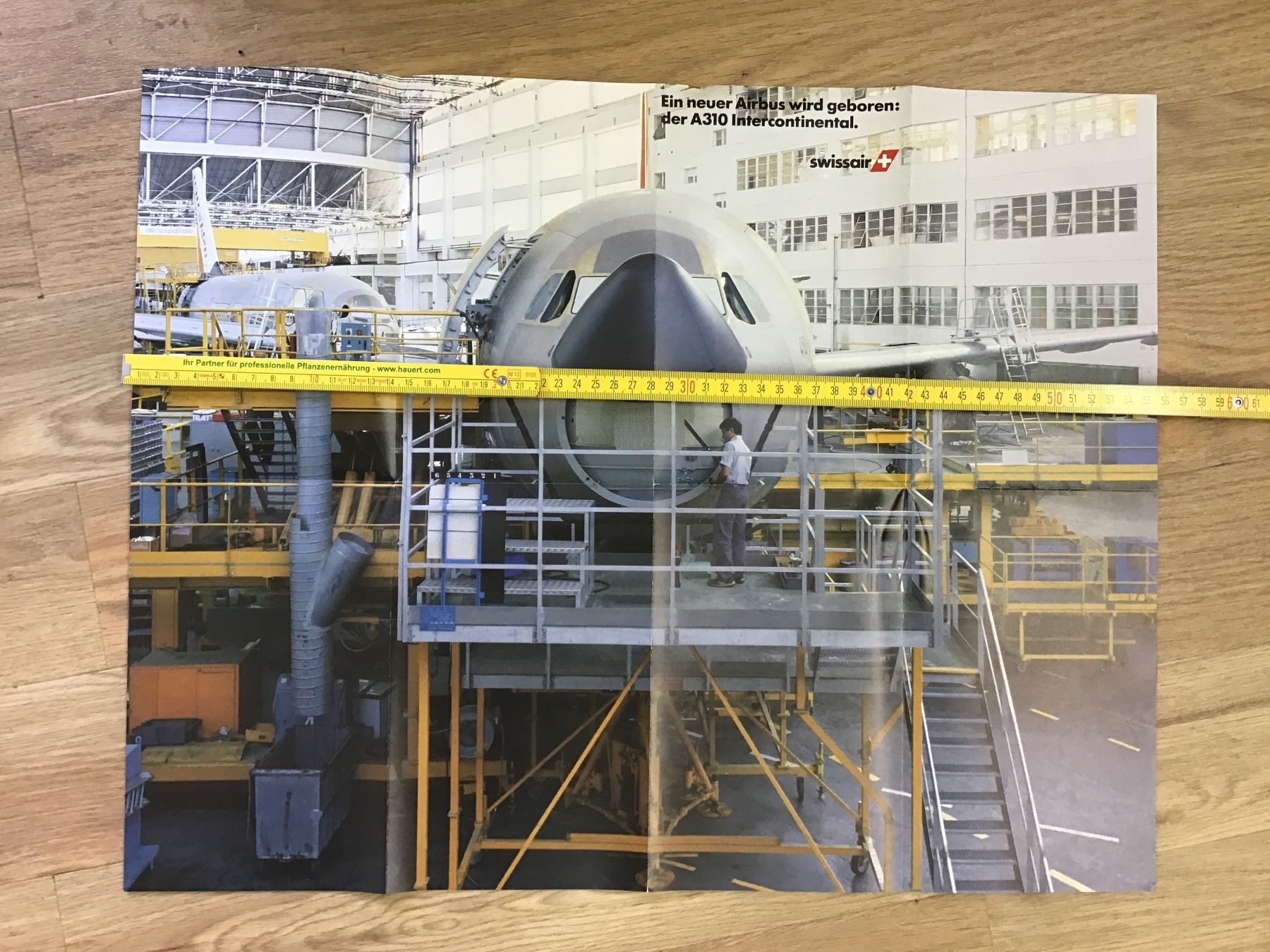 Poster & Bilder: Swissair A310 Intercontinental, Original Poster, Top! – Gebraucht aus Männedorf von Spezial-Modelle