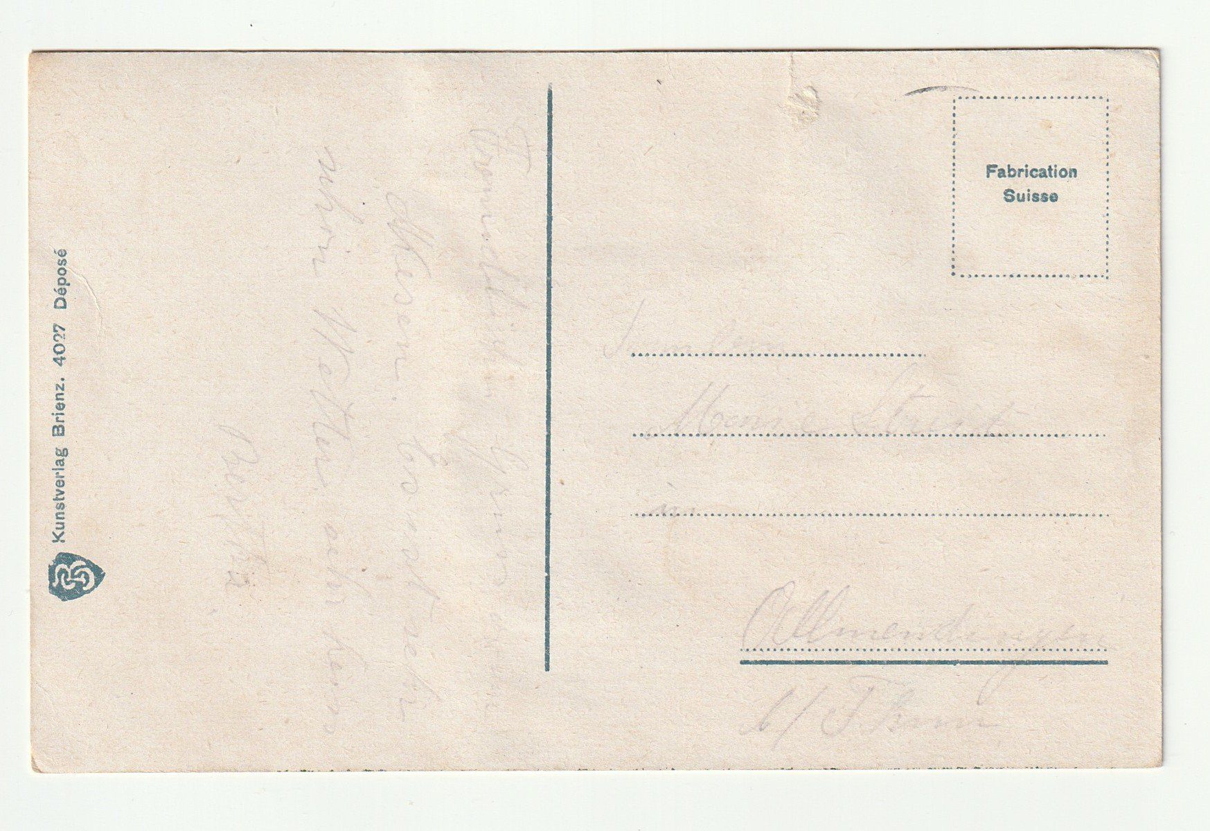 Cartes postales: AK, Zahnradbahn Niesenbahn  Eiger Moench Jungfrau, Bern – Neuf (Voir description) à St. Gallen par Ricardo_Deals 1