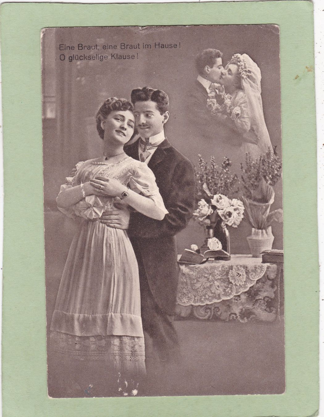 Cartoline postali: Kitsch Paar Frau Mann – Usato da Herisau venduto da Lisegrat2008