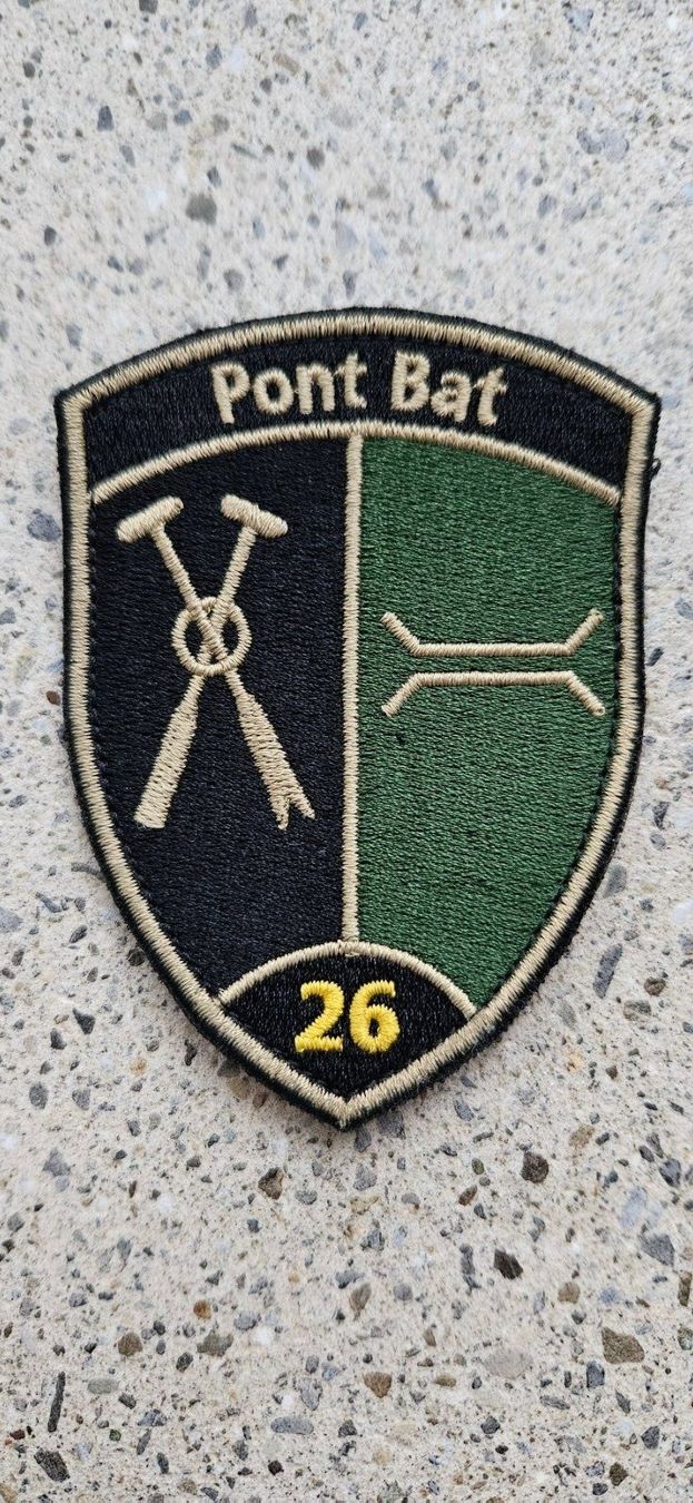 Schweizer Armee Plaketten & Abzeichen: *** Badge Pntonier 26 mit klett *** – Neu und originalverpackt aus Riedholz von fr_sIruP