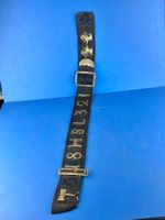 Antiker Metzgergurt 1832 Leder / Messing