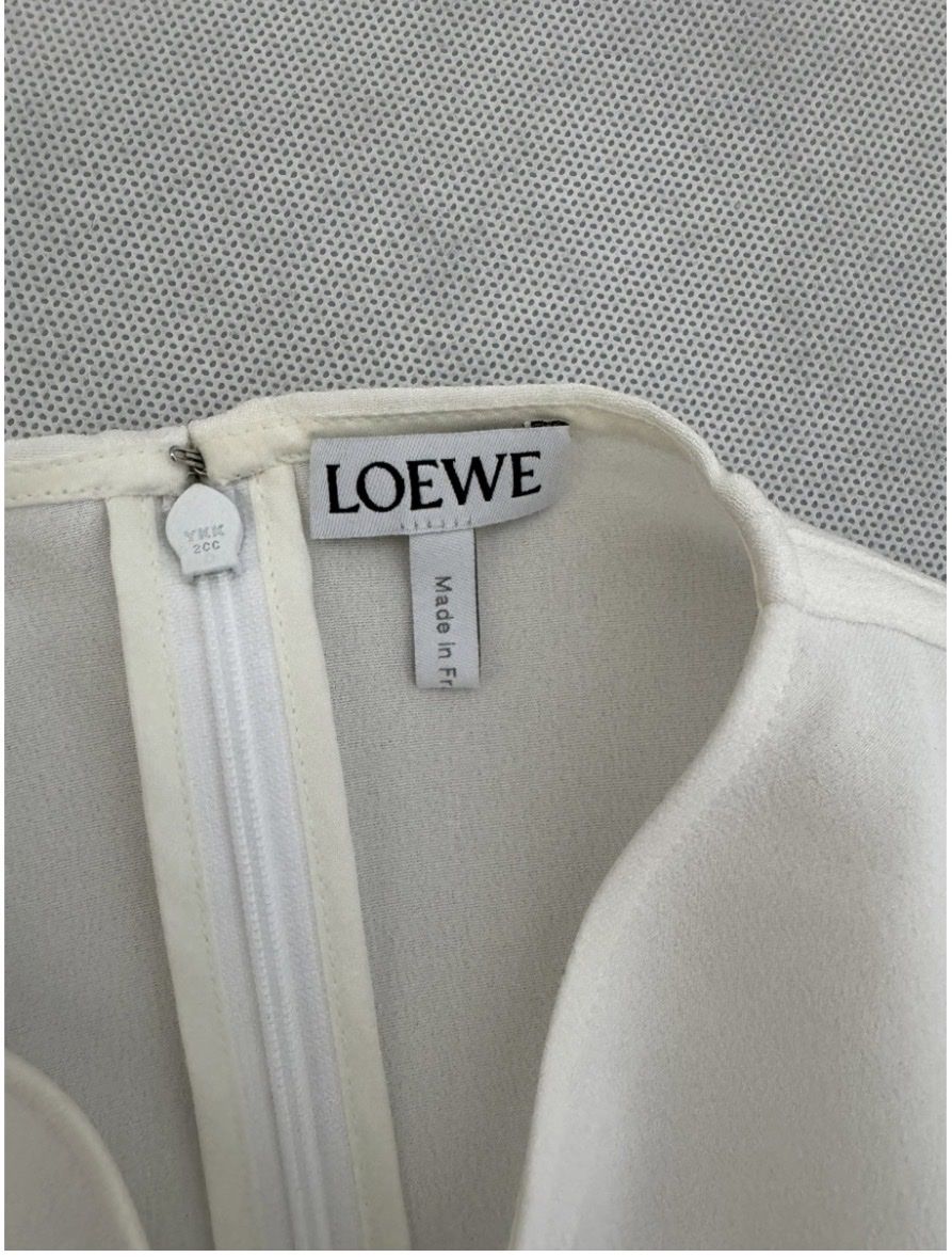 Loewe Vestiti: Loewe Ivory Silk Dress, Size 38 – Usato da Dübendorf venduto da Pink.Blue 3