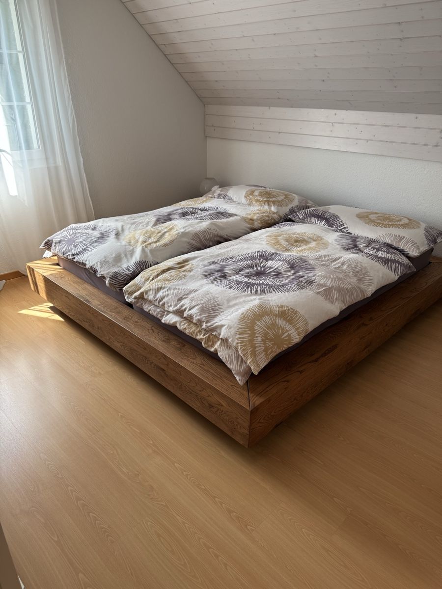 Interio Lits: Holzbett ehemals Interio – D'occasion à Baden par sandykani 1