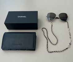 CHANEL Sonnenbrille mit abnehmbarer Brillenkette 🖤