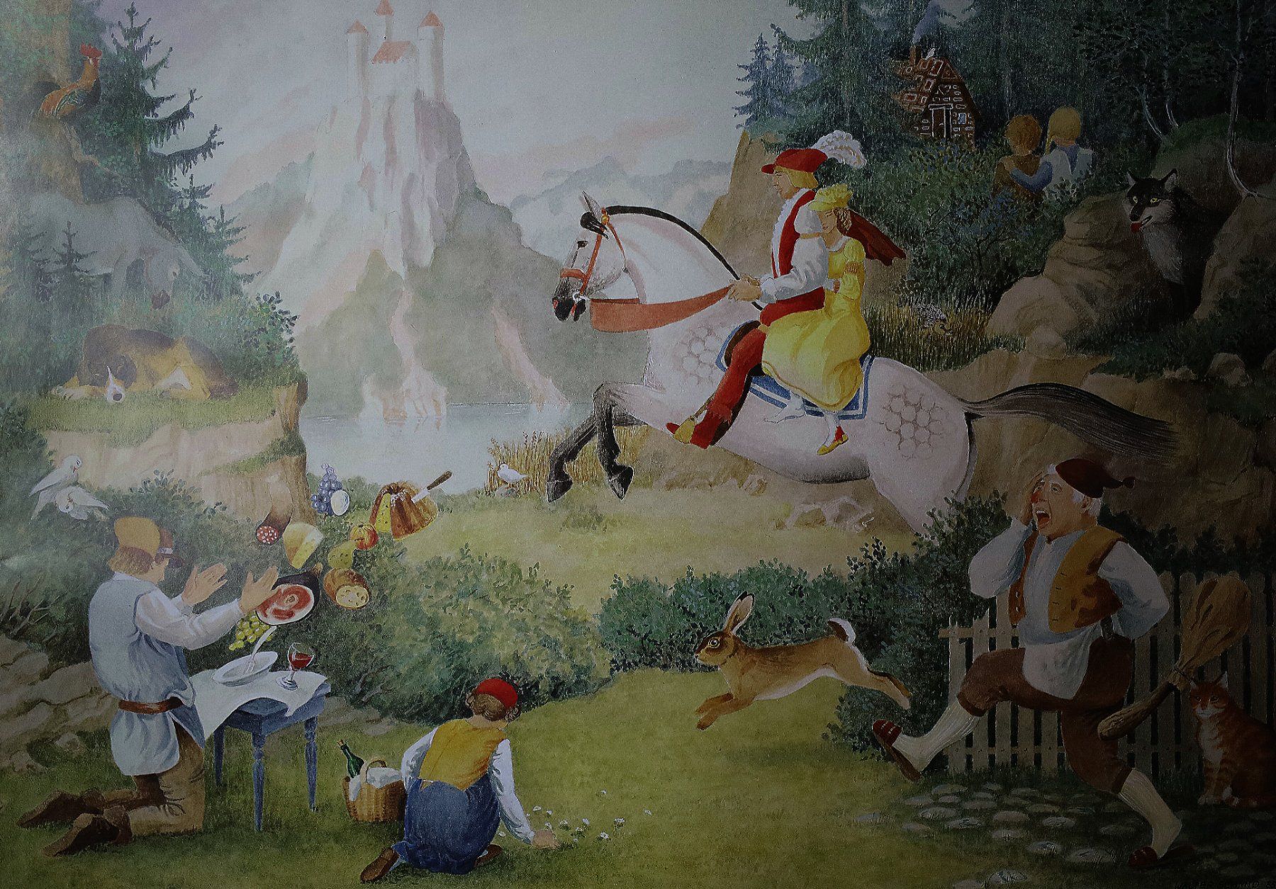 Foto & Immagini: Schulwandbild, Schulbild "Märchen" Walter Schmid – Usato da Birrwil venduto da brandschatz_birrwil