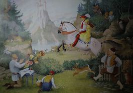 Schulwandbild, Schulbild "Märchen" Walter Schmid