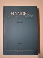 Partition Handel Messiah Bärenreiter Urtext vocal score