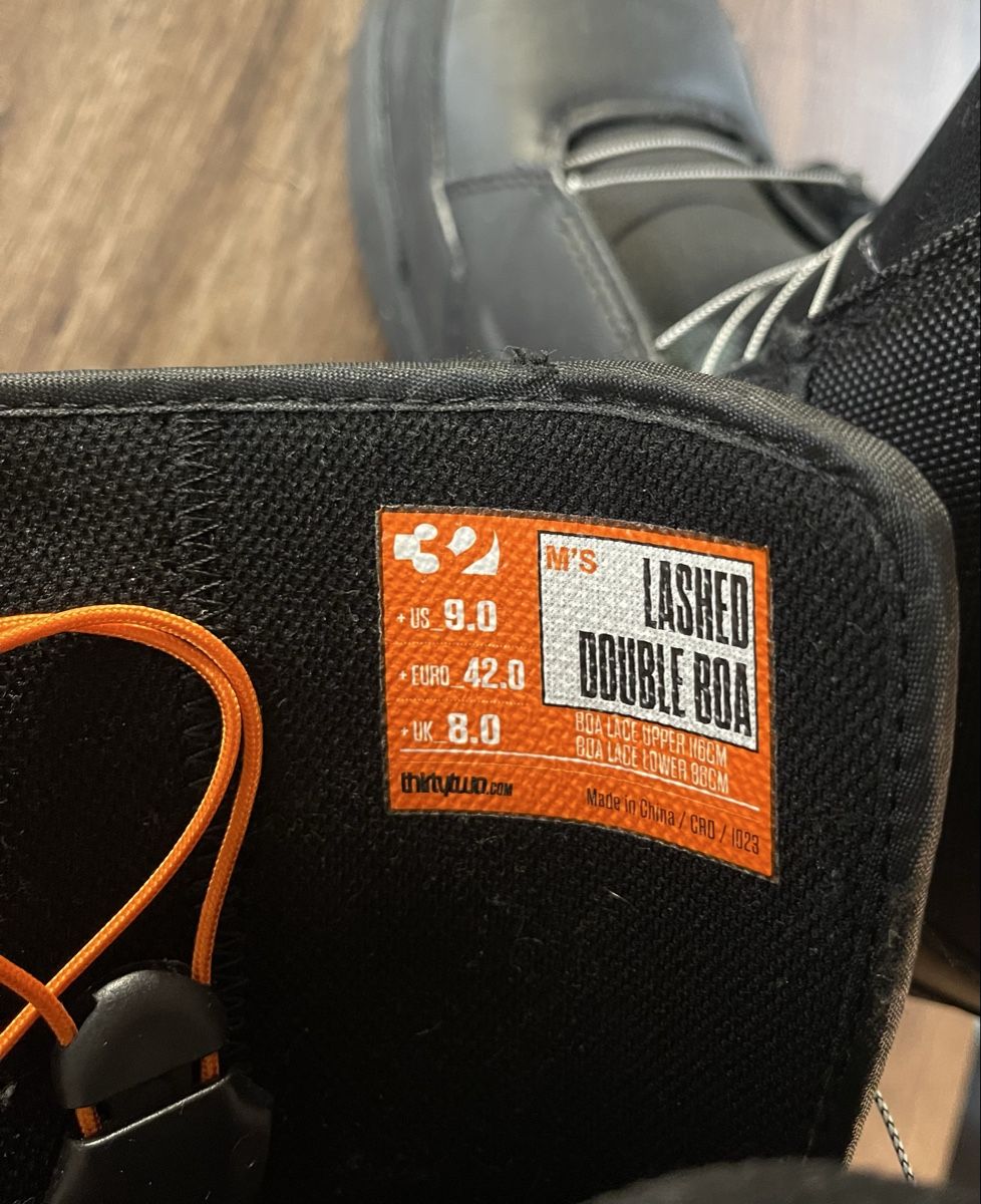 Scarpe da uomo: ThirtyTwo Lashed Double Boa Snowboardboots Grösse 42 – Usato da Walzenhausen venduto da Kiki7979 3