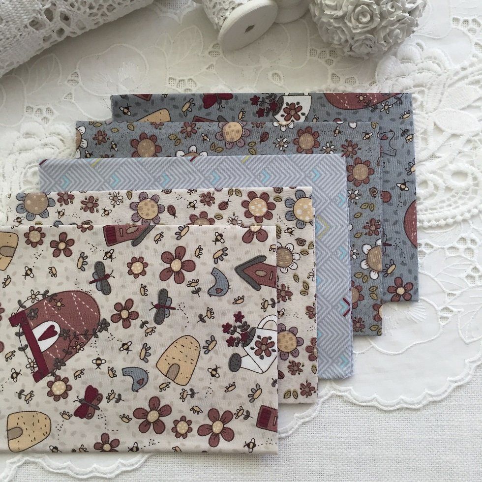 Tessuti: Stoff Baumwolle Set 5 Stück 32 x 32 cm – Nuovo (secondo la descrizione) da Thun venduto da Rowaner 1