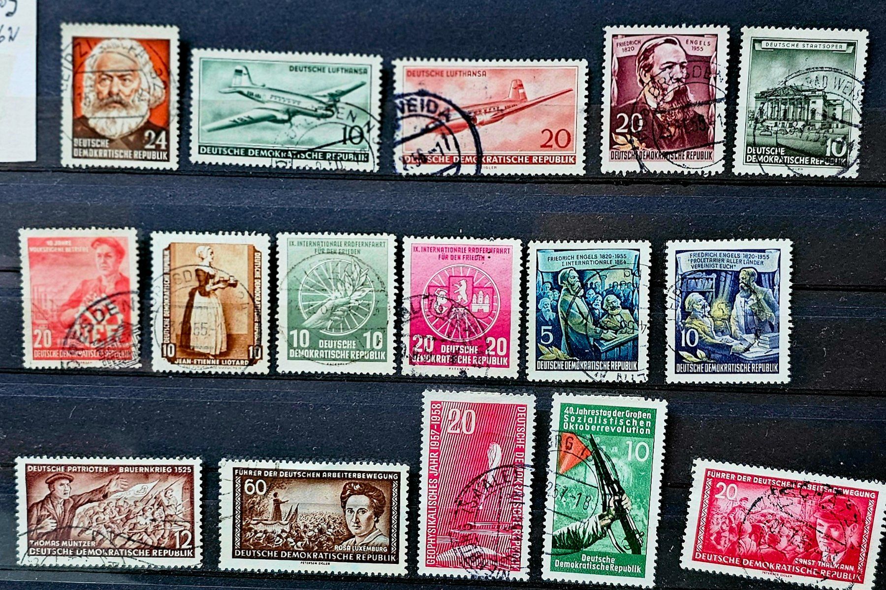 Tutti i francobolli: DDR alte Briefmarken – Usato da Les Valettes venduto da Nuba1