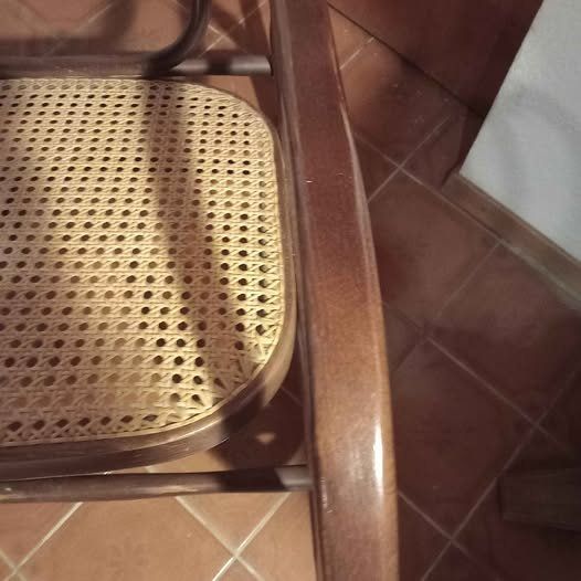 Thonet Sedie: Schaukelstuhl Vintage Thonet-Stil – Usato da Hochwald venduto da motowear-secondhand 6
