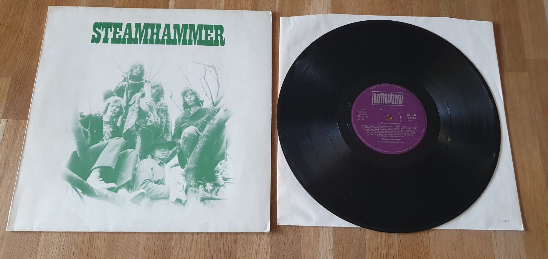 Dischi in vinile: STEAMHAMMER, Same, LP, TOP! – Usato da Kreuzlingen venduto da Cdschlumpf