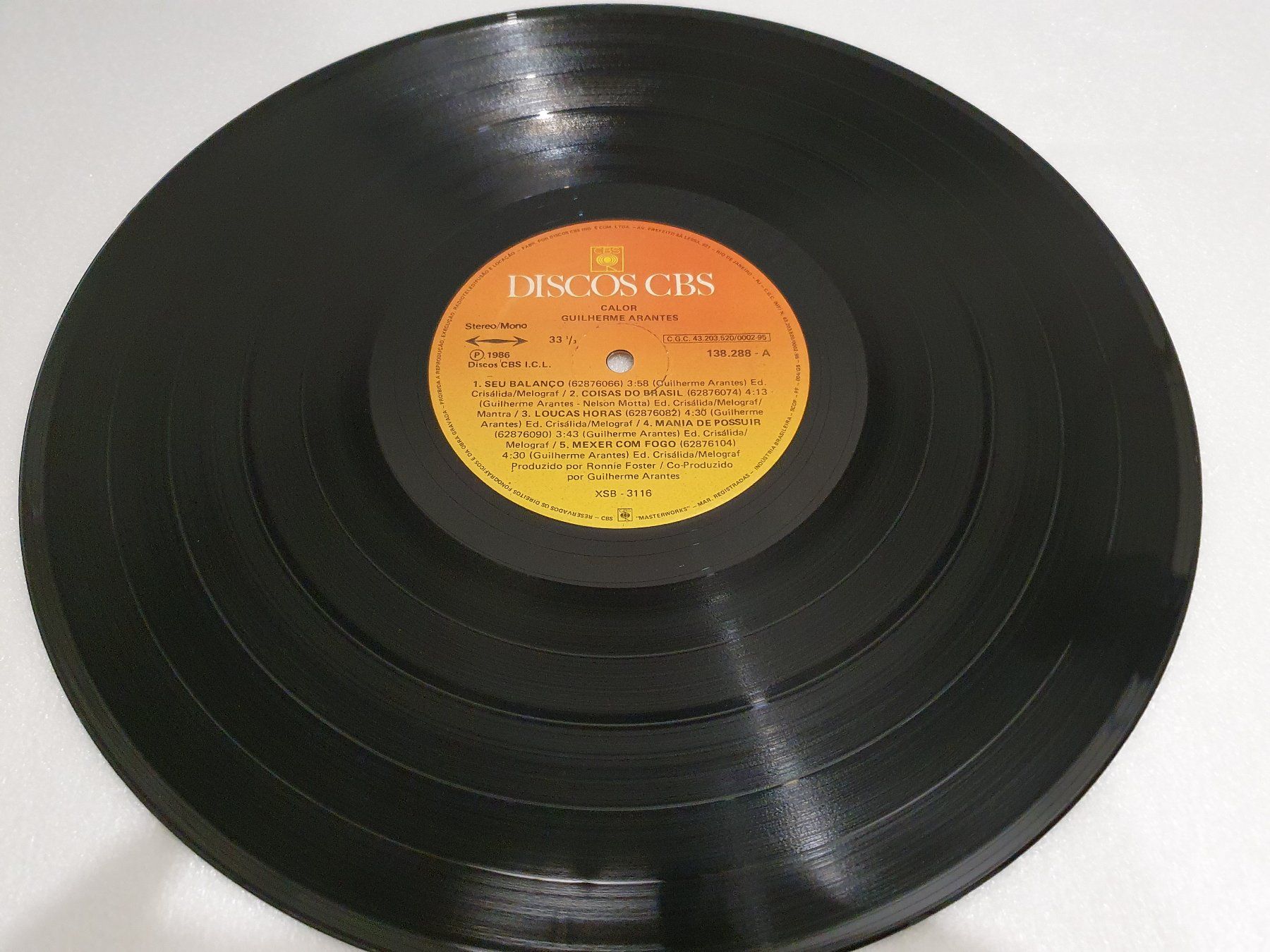 Schallplatten: Guilherme Arantes – Guilherme Arantes – Gebraucht aus Uster von Vinyl-Leidenschaft 4