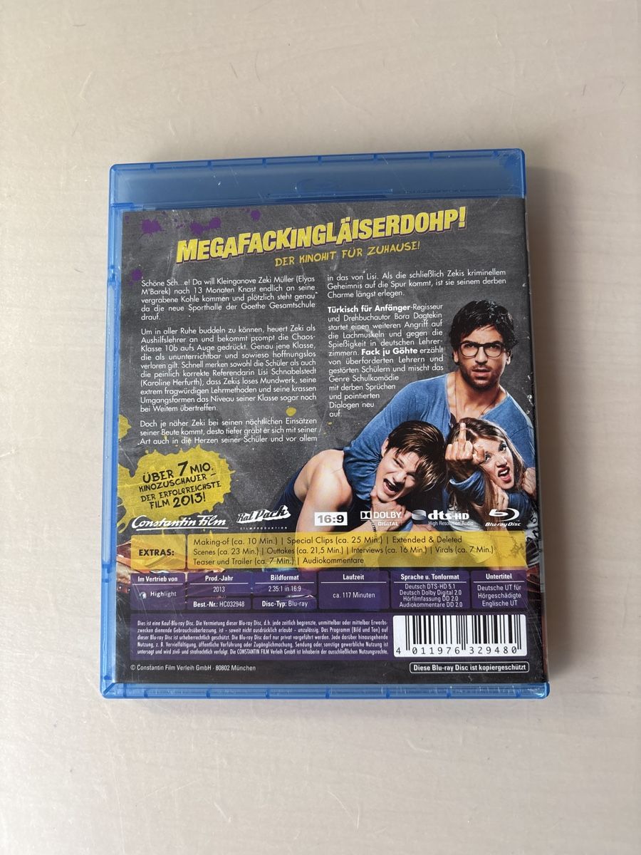 Tutti i DVDs: Fuck ju Göhte – Usato da Ruswil venduto da Slivio_ 1