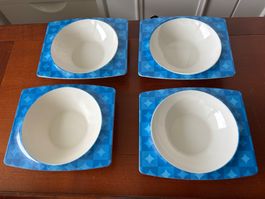 4 vintage Ornamin Schale Mod 922 Design Slany 1970er