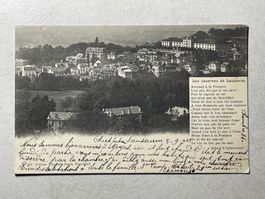 Alte Ansichtskarte, les caserne de Lausanne