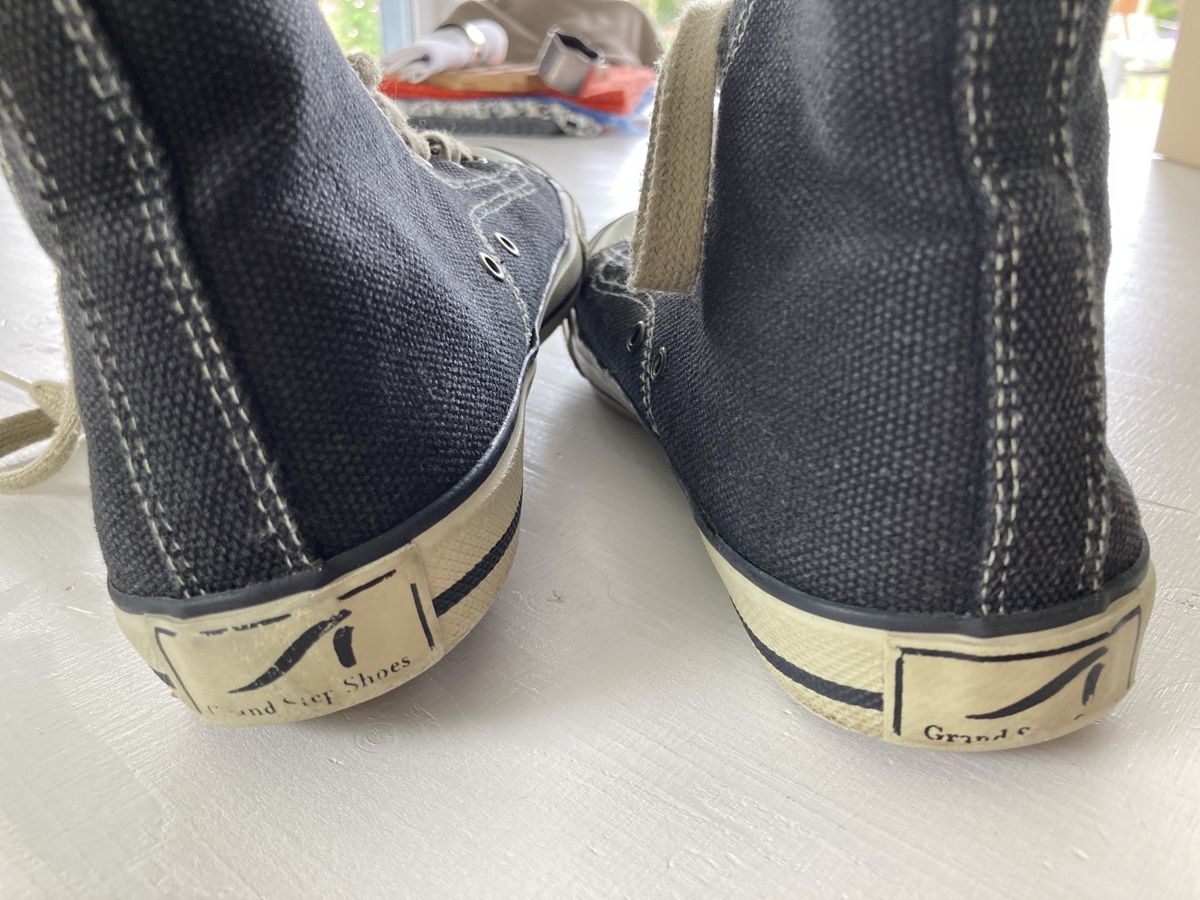 Scarpe da uomo: Hanf Schuhe Gr. 38 schwarz – Usato da Kesswil venduto da Branca-01 9