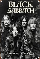 Black Sabbath Blechschild Metal Rock Band