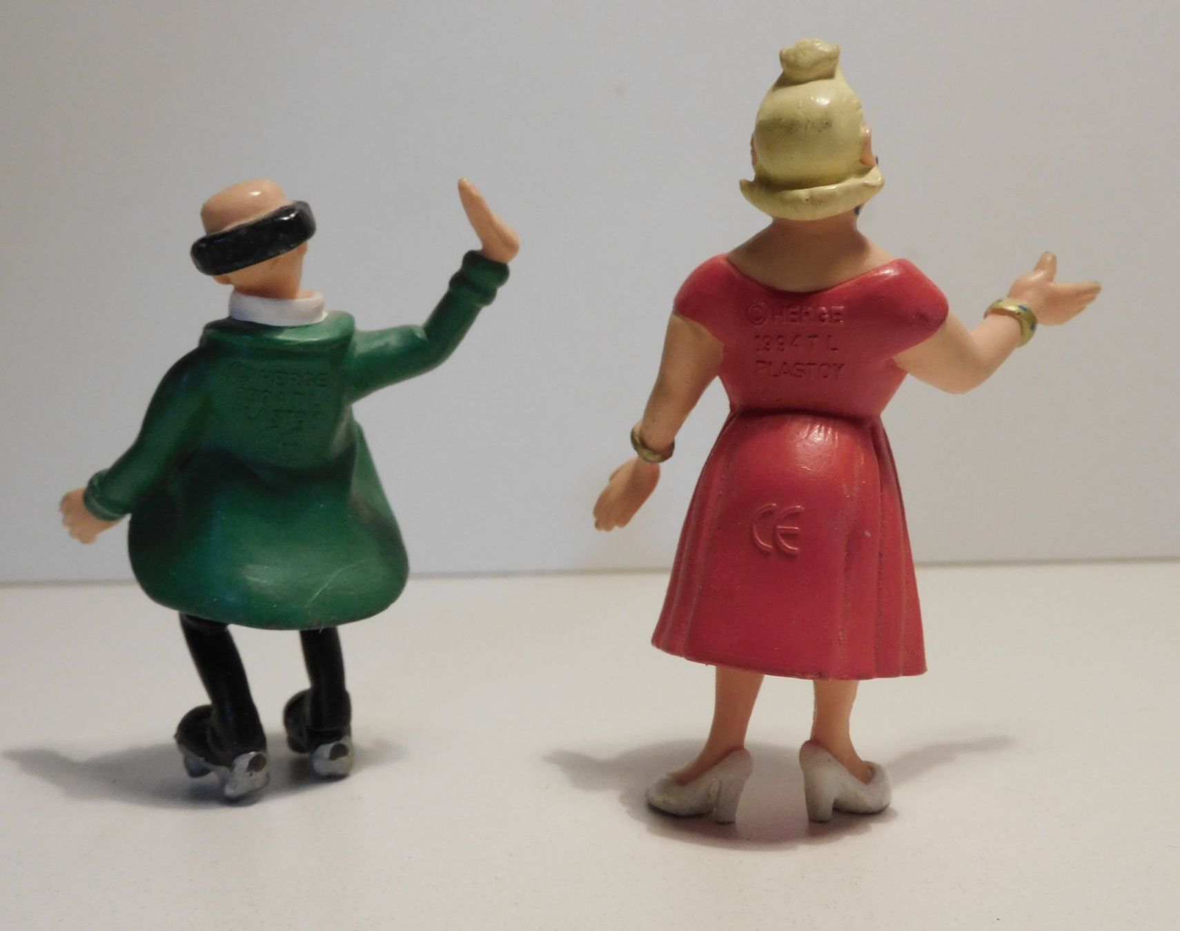 Statuette: Figuren Tim u Struppi - 2 gemarkte kl Plastik Figuren – Usato da Sursee venduto da 76 3