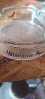 Aschenbecher Winston Glas neuwertig